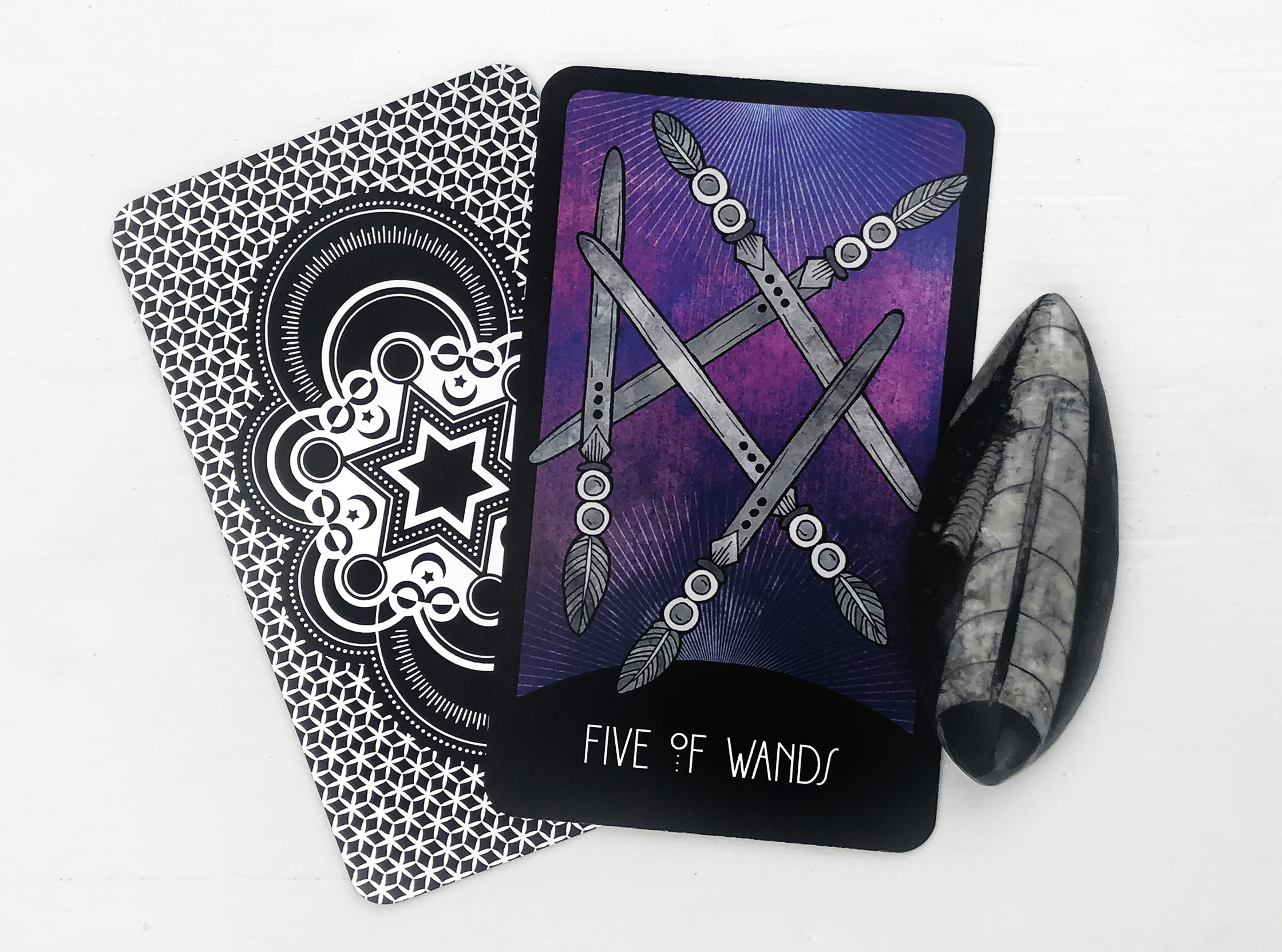 The Five of Wands Tarot Card