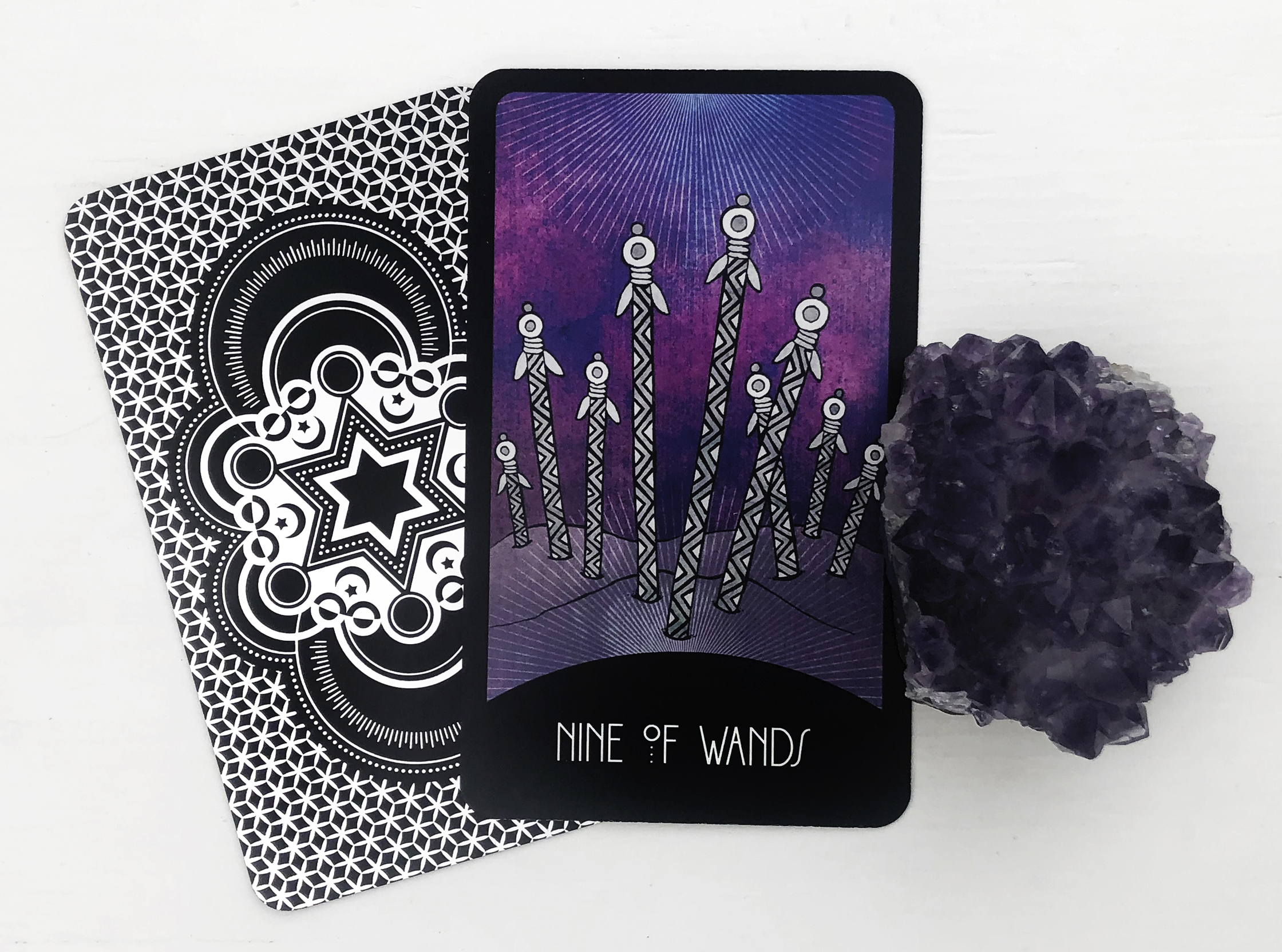 The Nine of Wands Tarot Card
