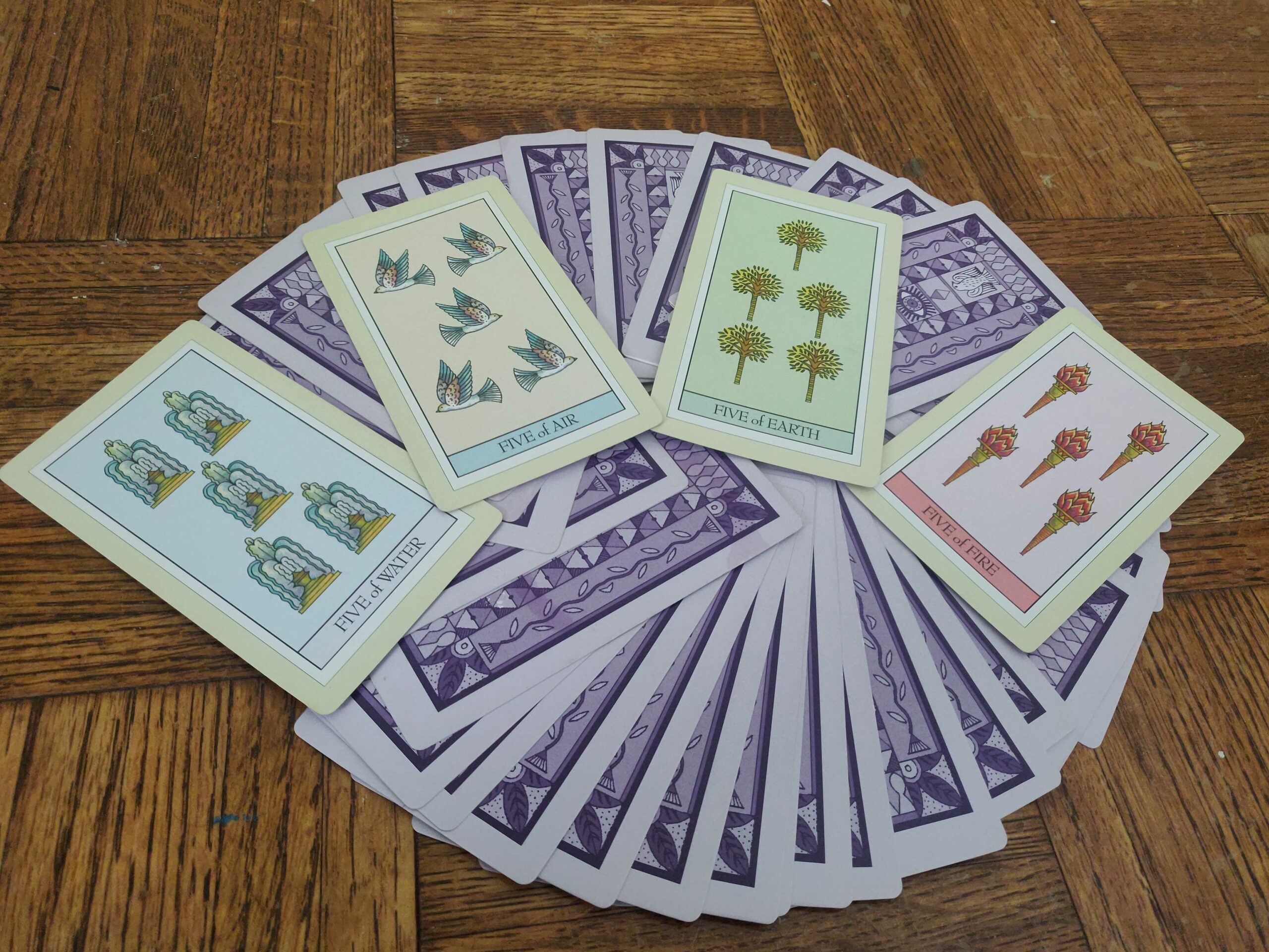 The Five In Tarot Cards