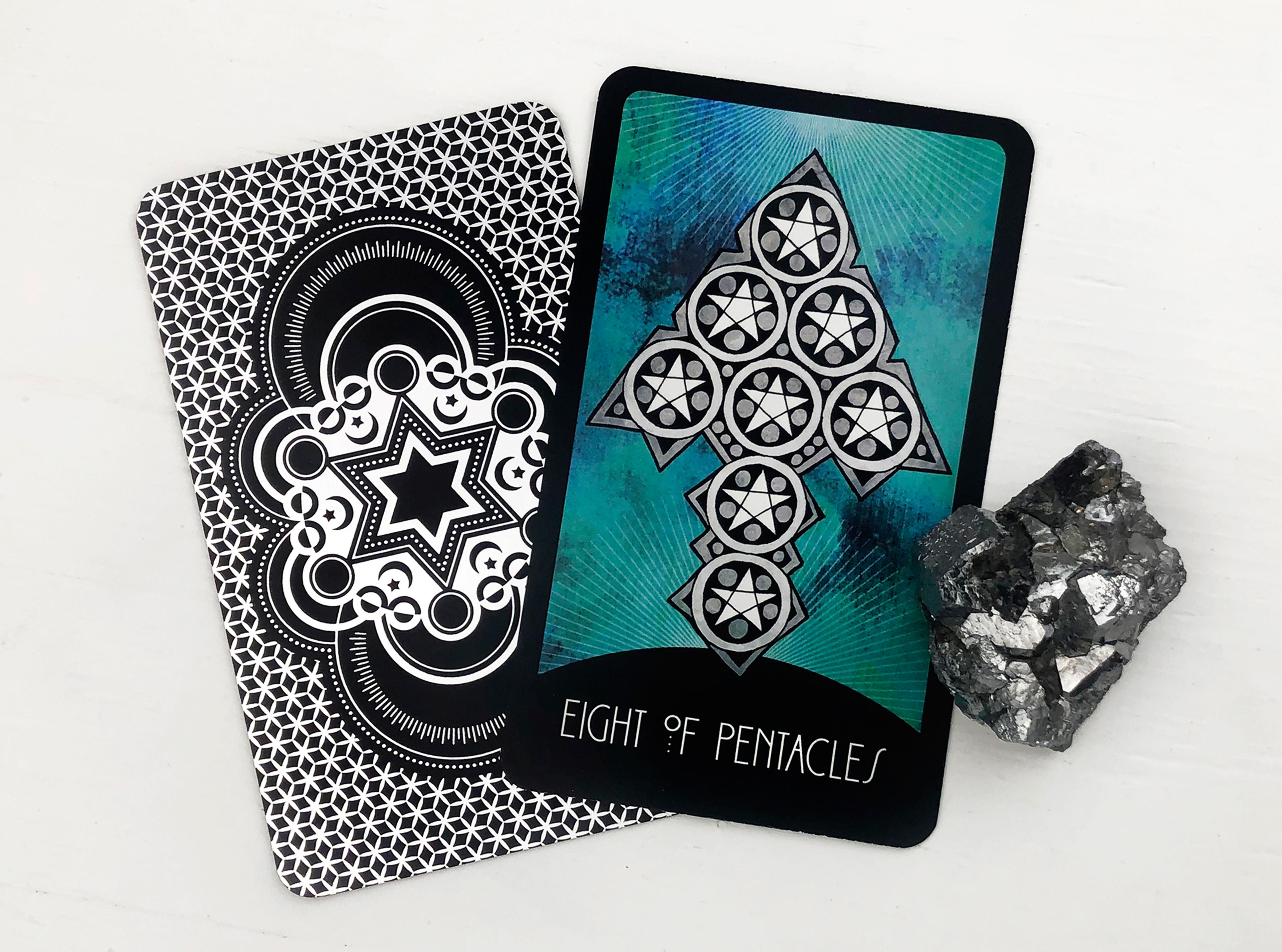 The Eight of Pentacles Tarot Card