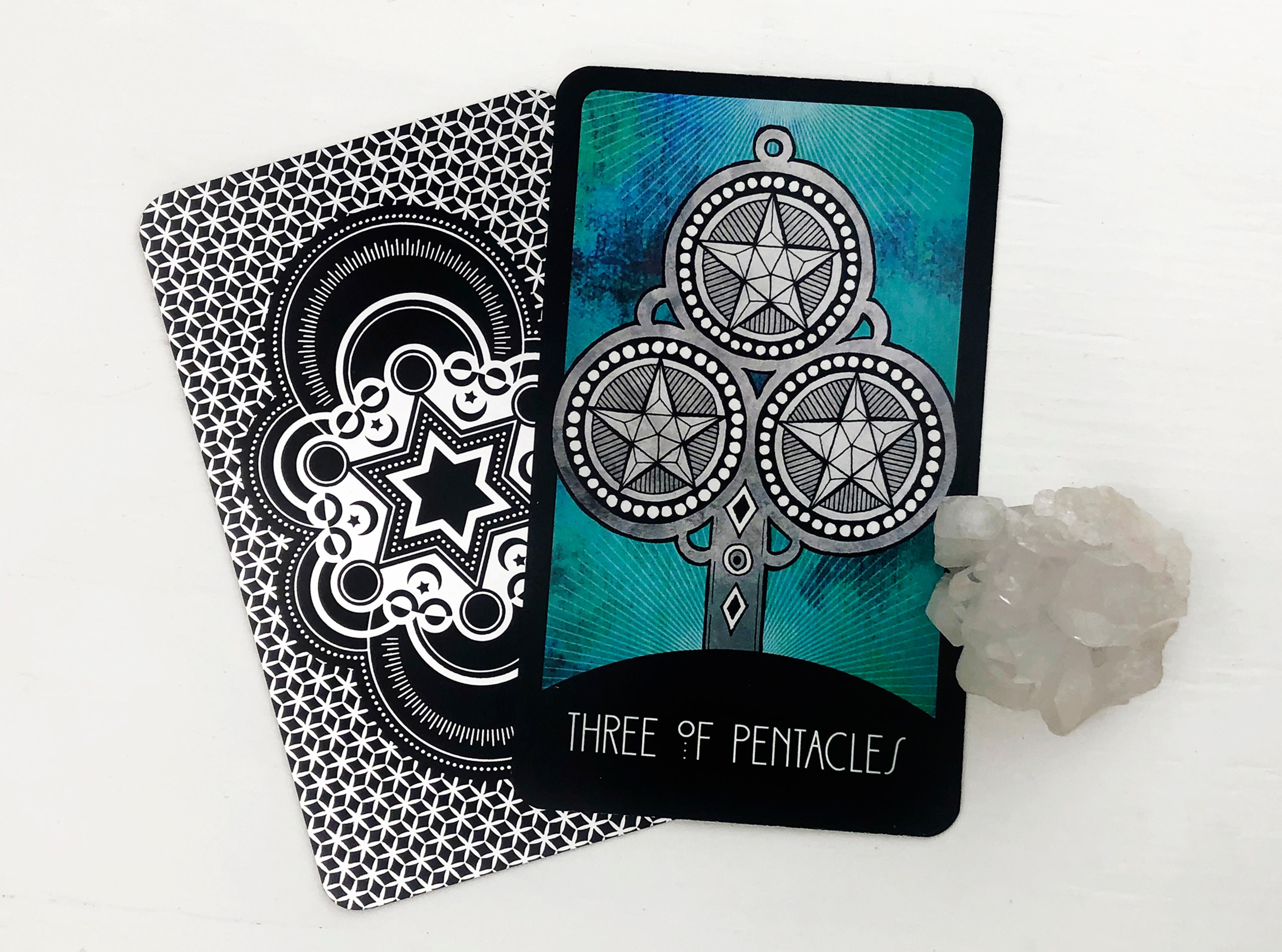 The Three of Pentacles Tarot Card