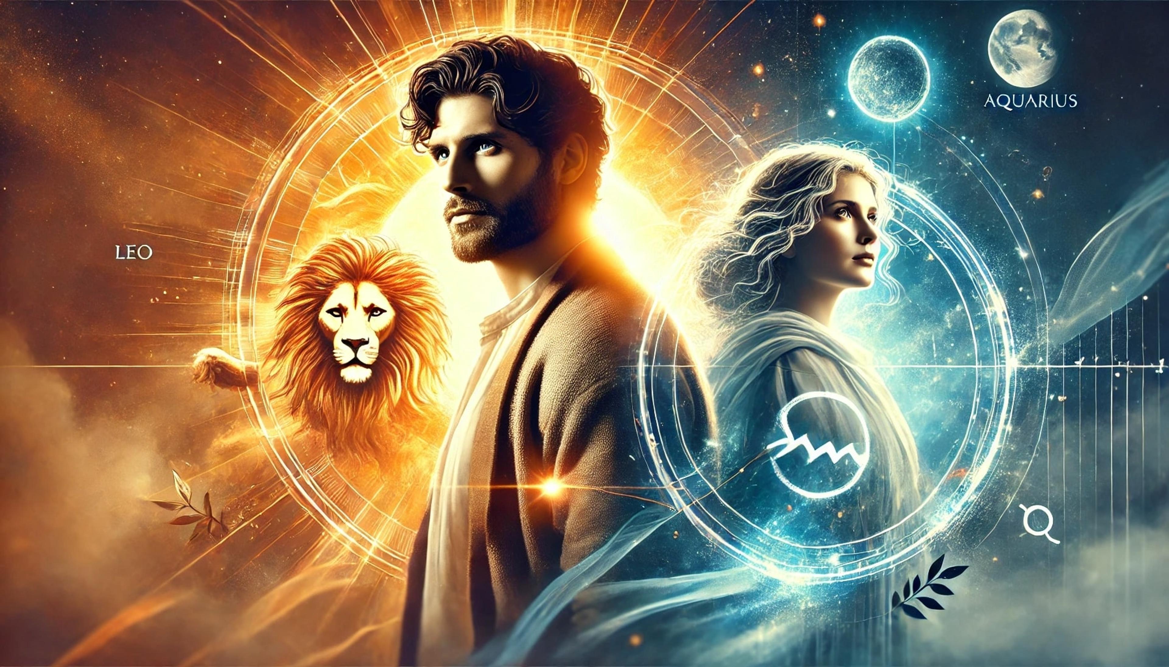 Leo Man and Aquarius Woman Compatibility: A Dynamic and Unconventional Bond
