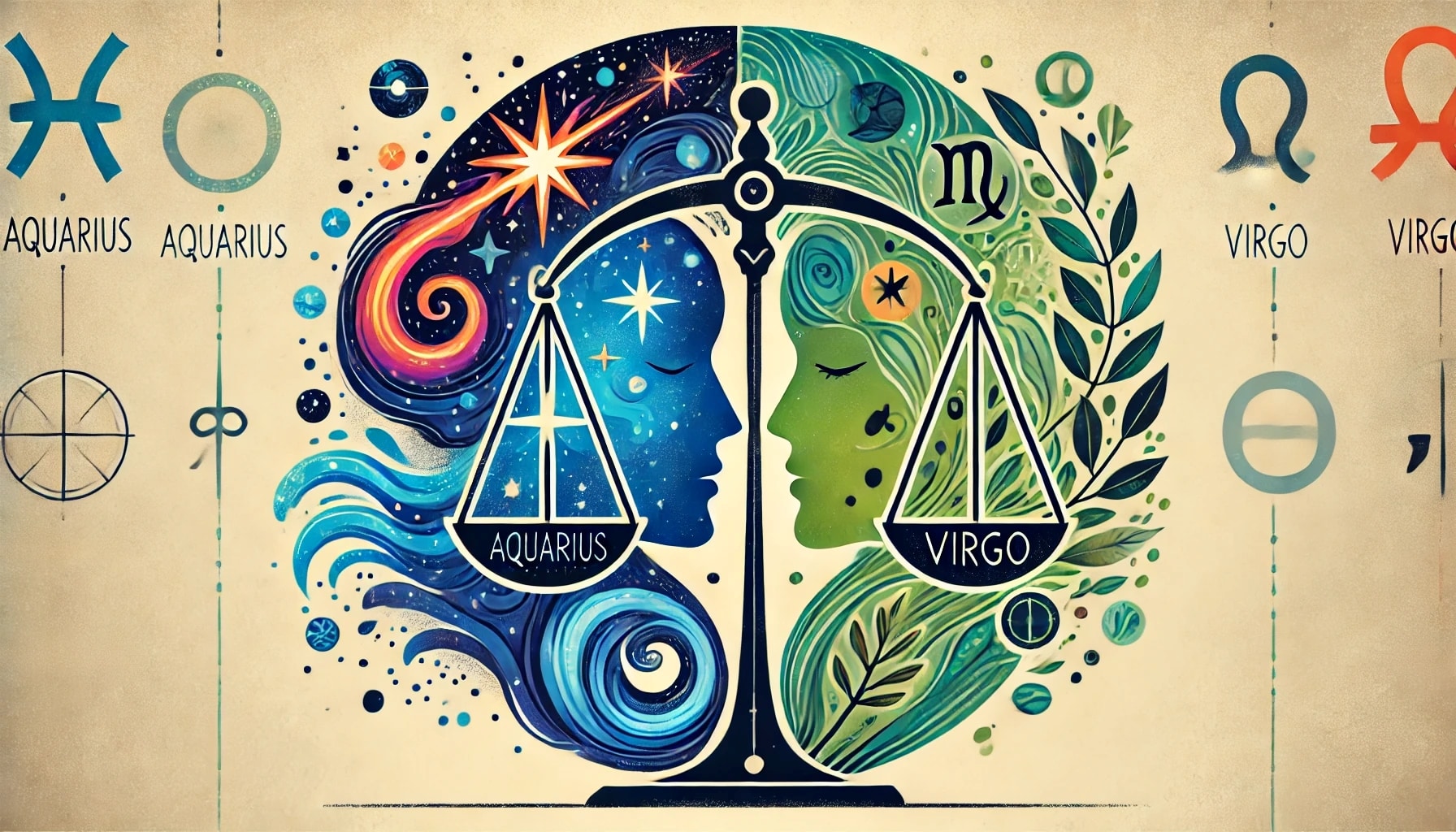 Aquarius Man and Virgo Woman Compatibility: Navigating Love and Logic