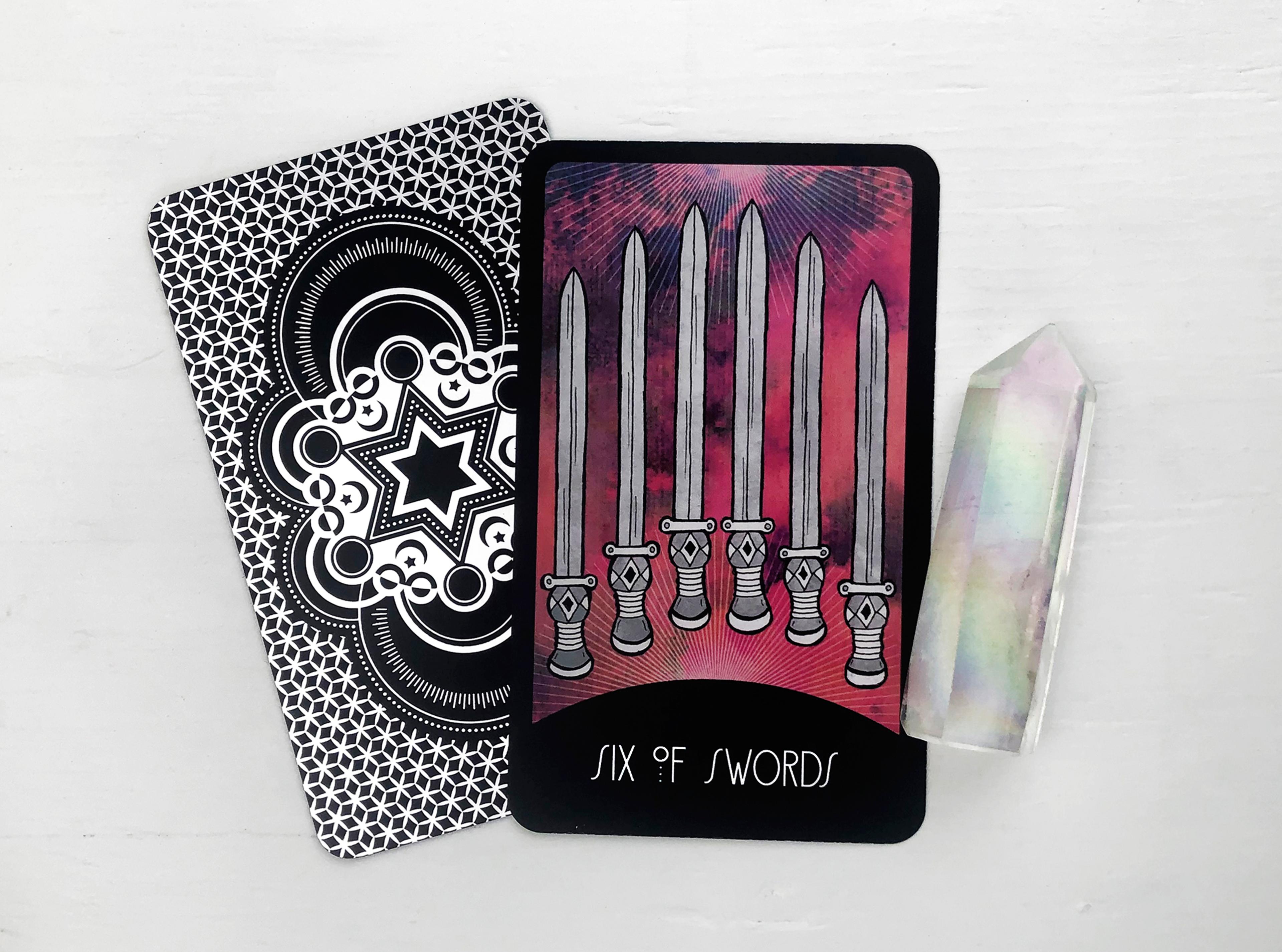 The Six of Swords Tarot Card
