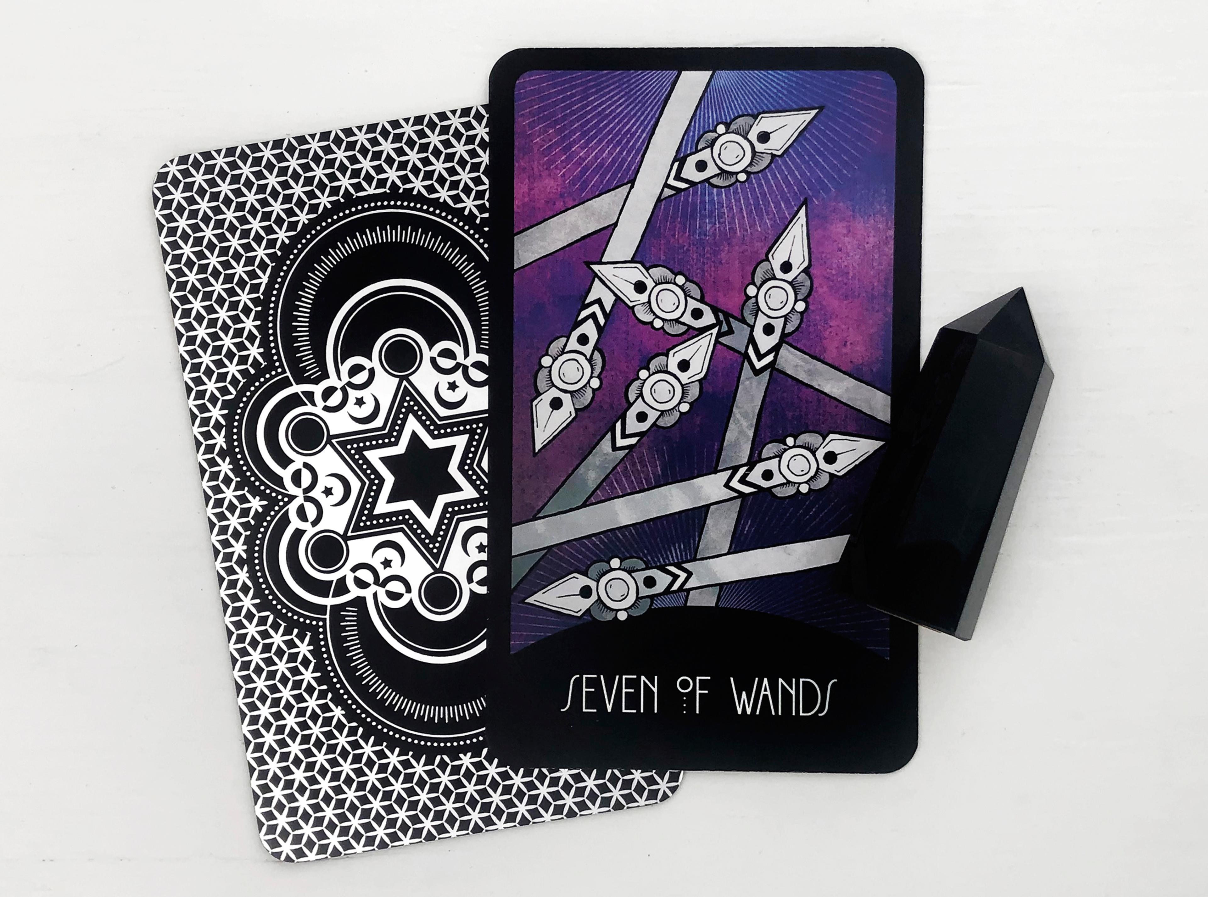The Seven of Wands Tarot Card