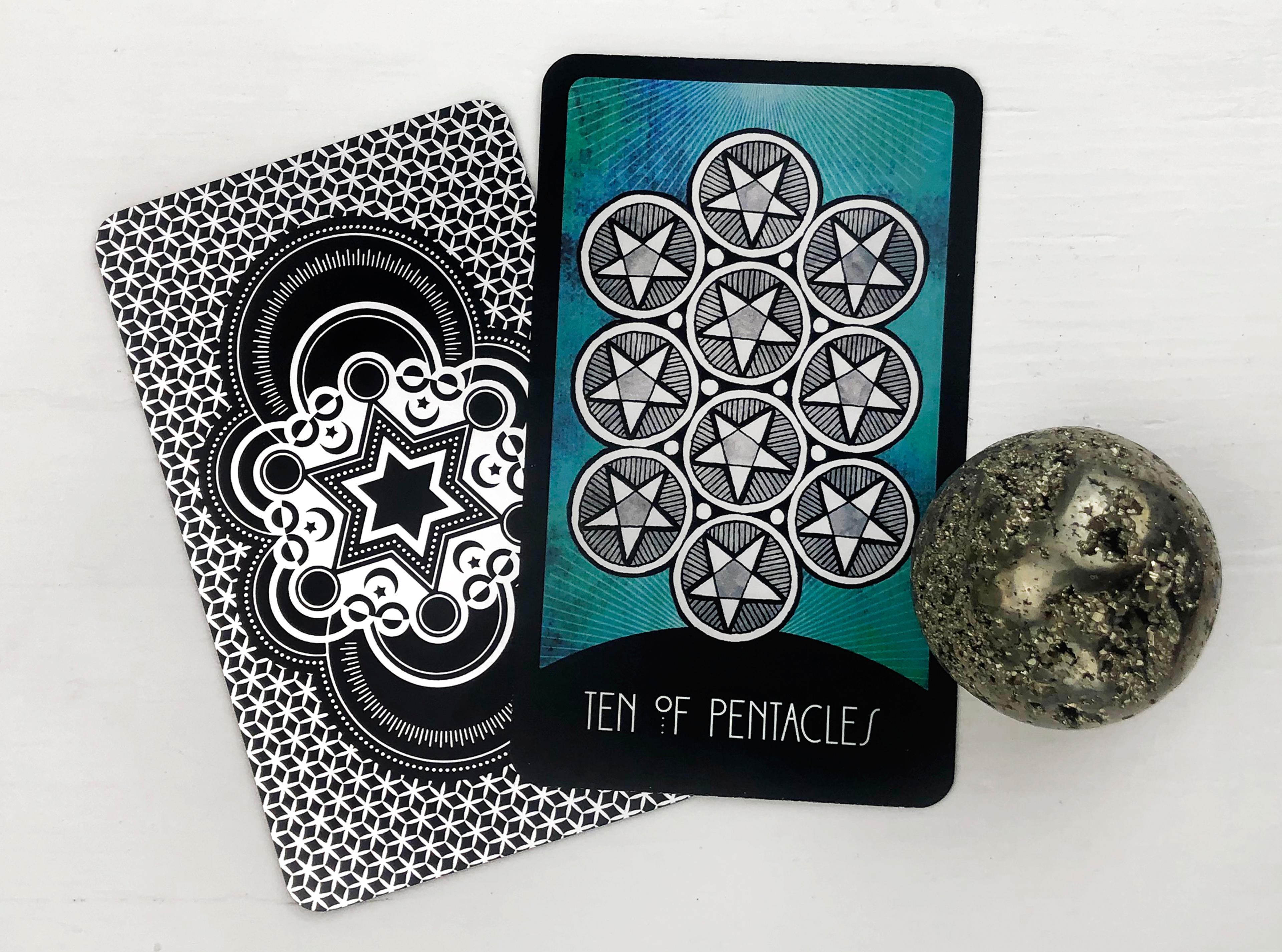 The Ten of Pentacles Tarot Card