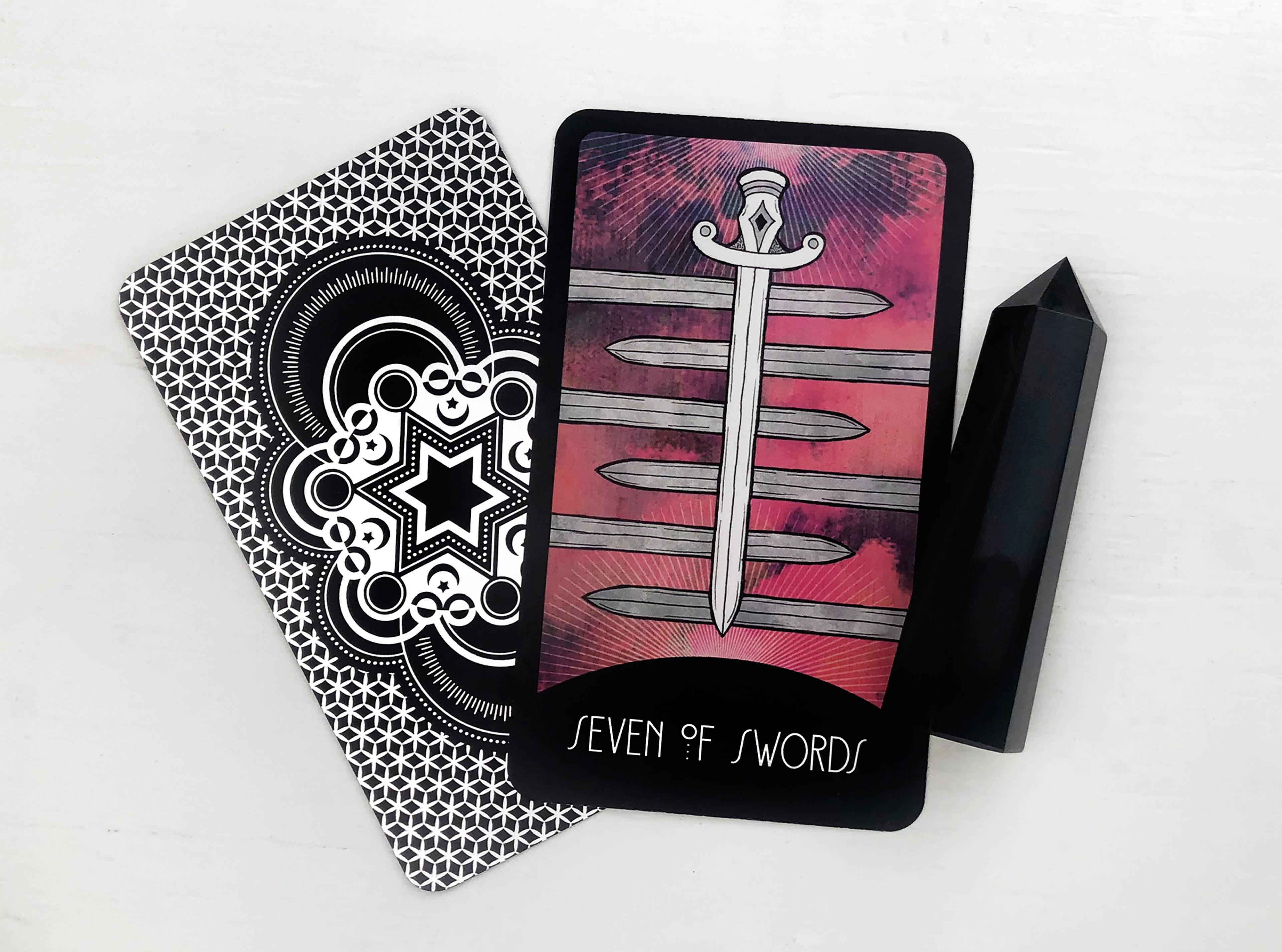 The Seven of Swords Tarot Card
