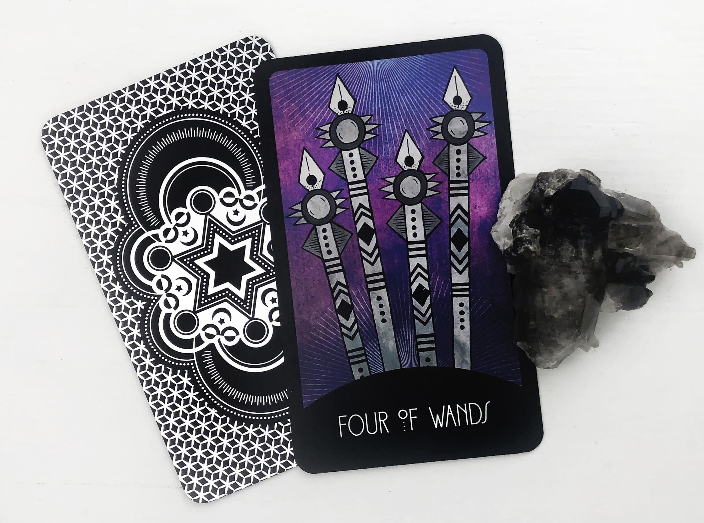 The Four of Wands Tarot Card