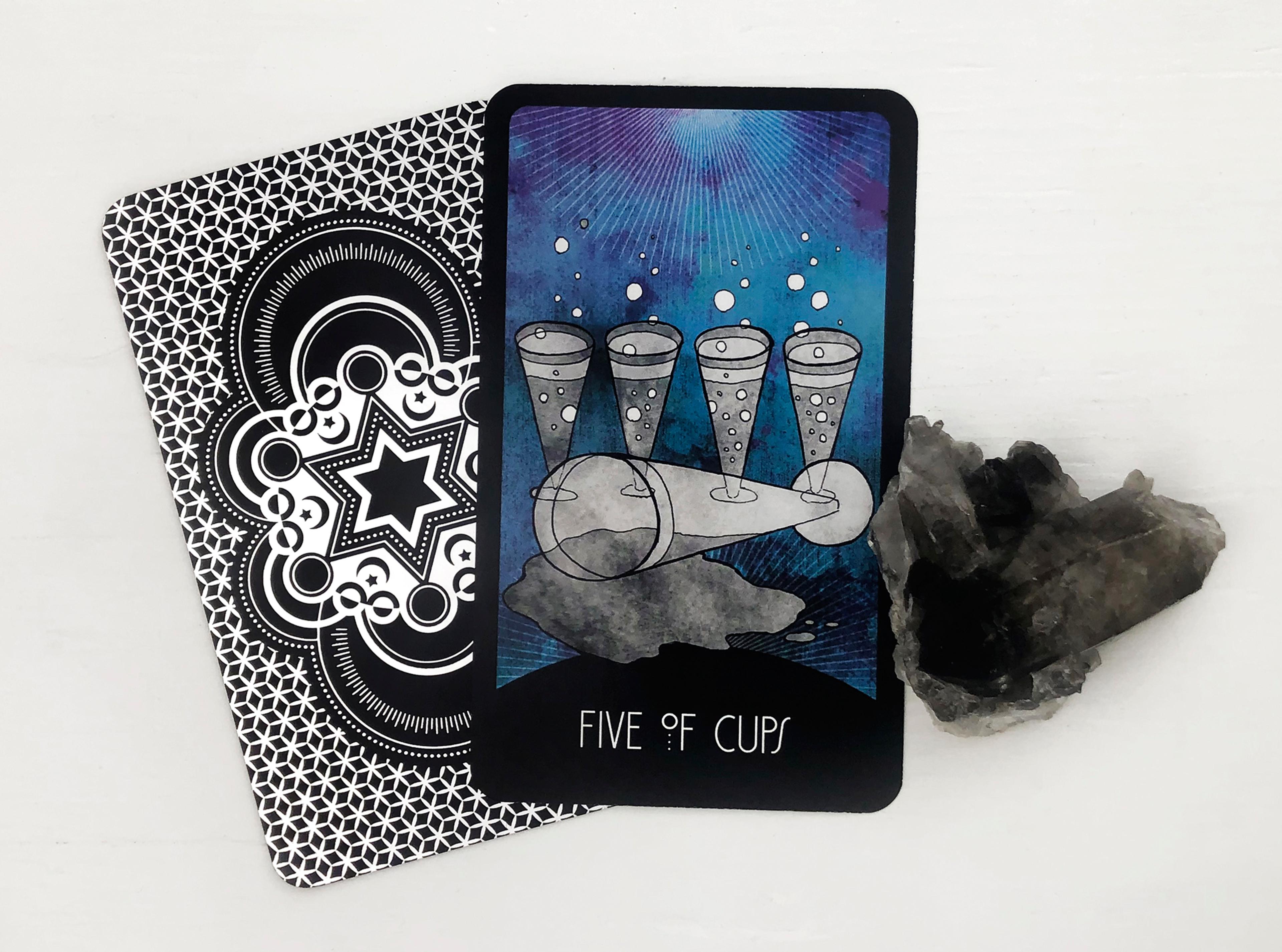 The Five of Cups Tarot Card