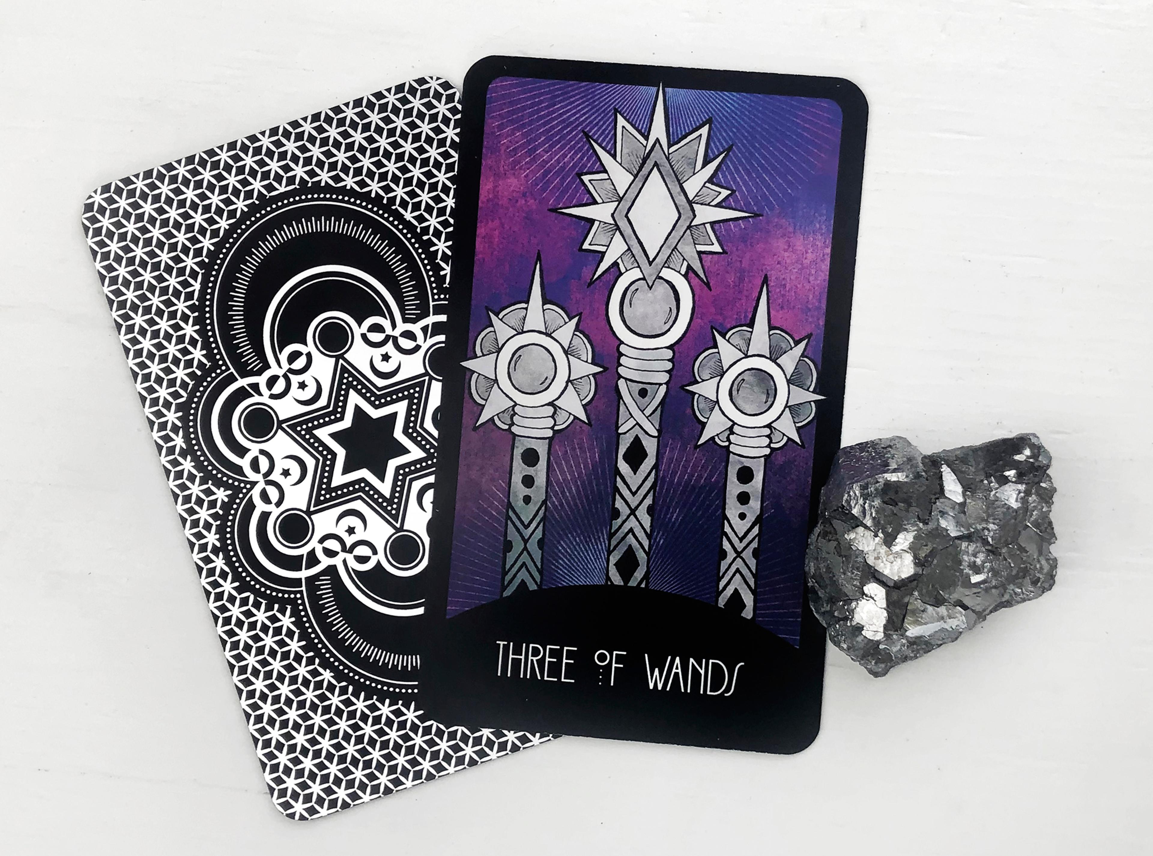 Three of Wands Tarot Card