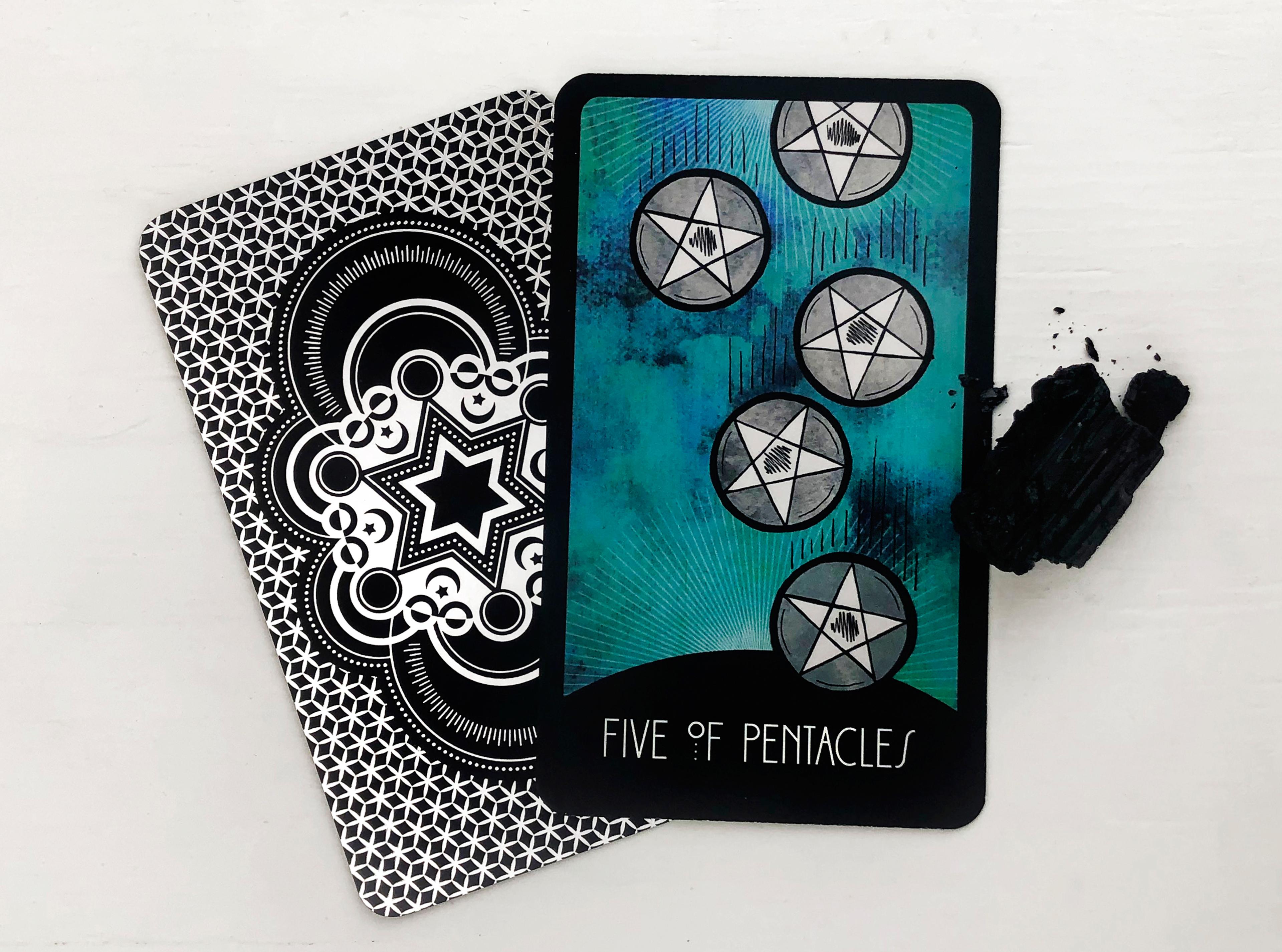 The Five of Pentacles Tarot Card