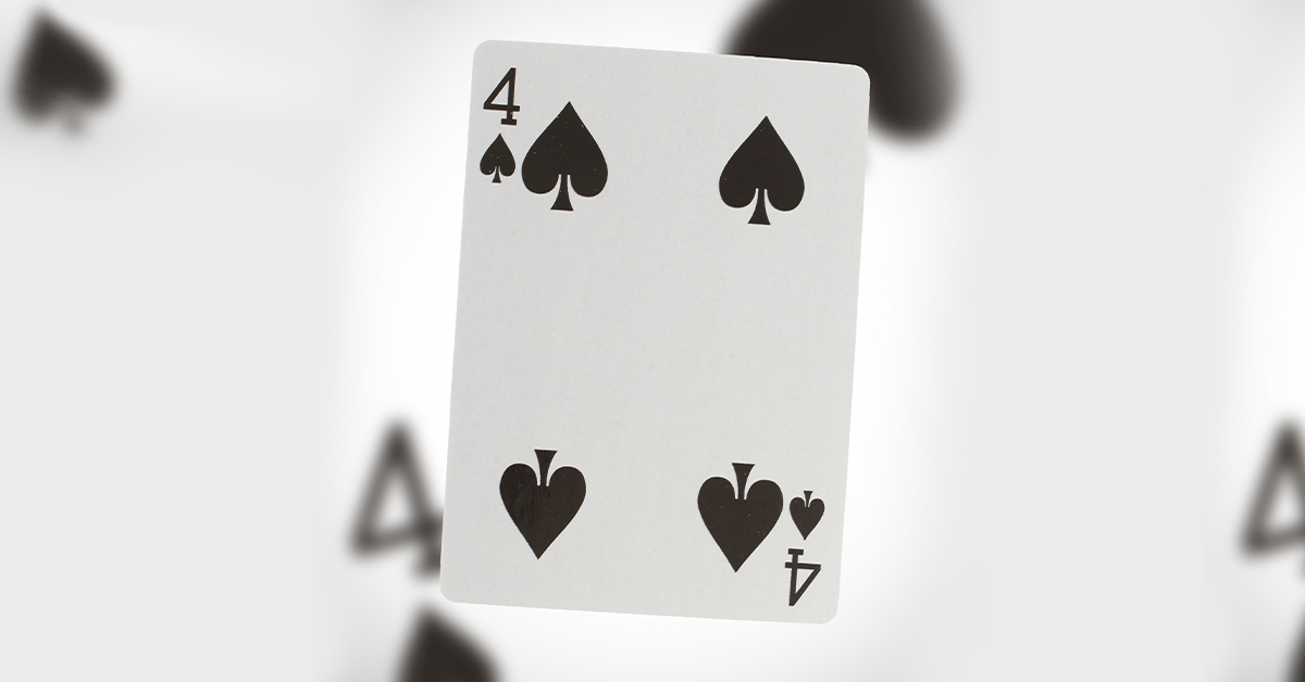 What Does the 4 of Spades Mean in Cartomancy?