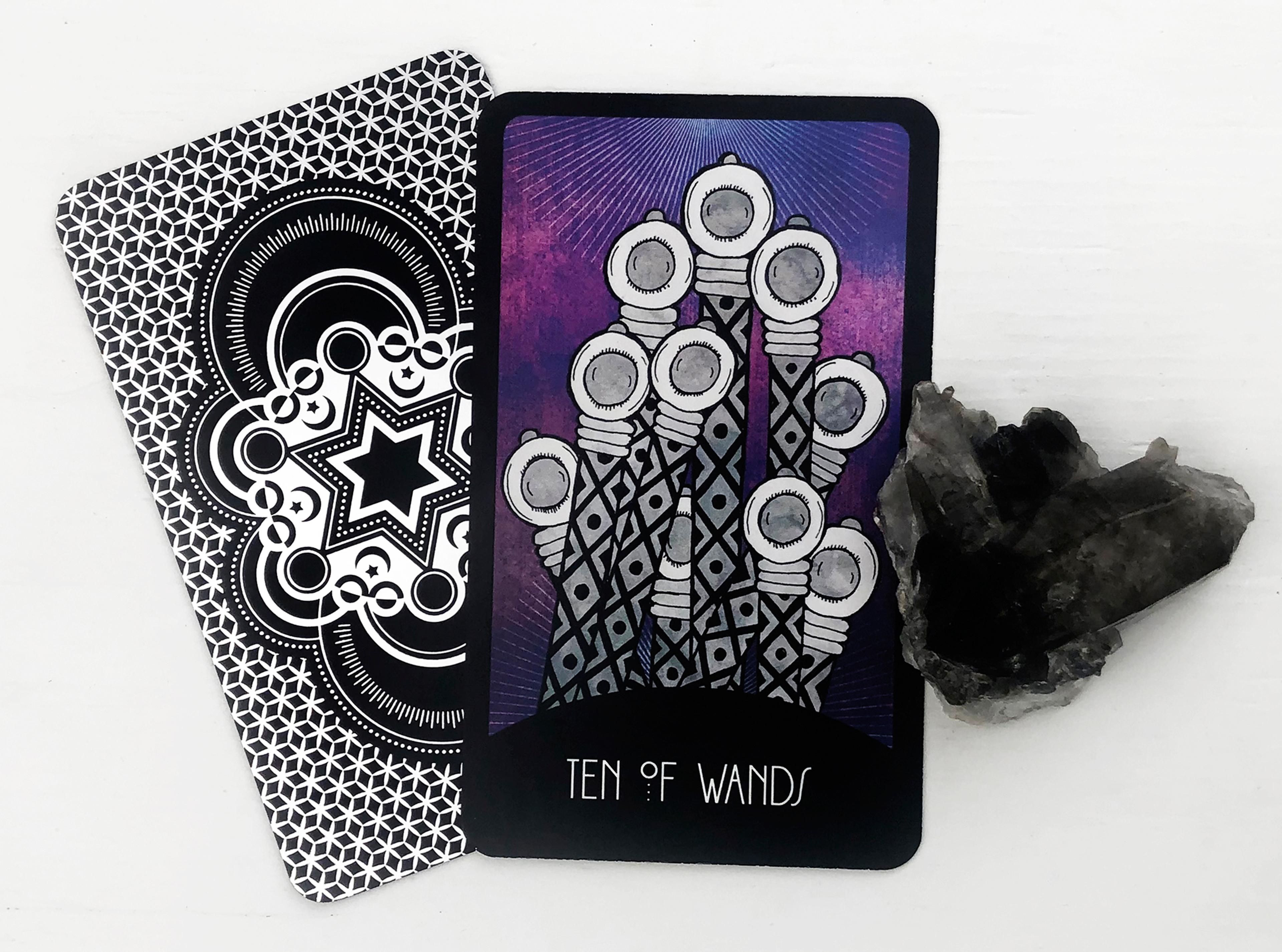 The Ten of Wands Tarot Card